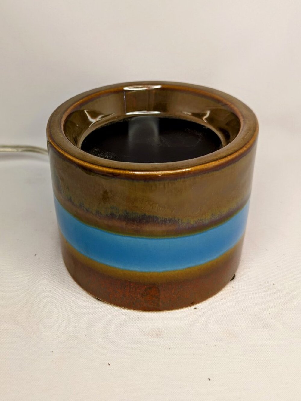 Gold Canyon Ceramic Landscape Flameless Wax Warmer w/ Timer